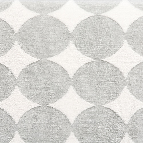 萩原 スノウ うす掛けこたつ布団 180×195cm 丸柄 グレー スノウ7560-SGY 1台(ご注文単位1台)【直送品】