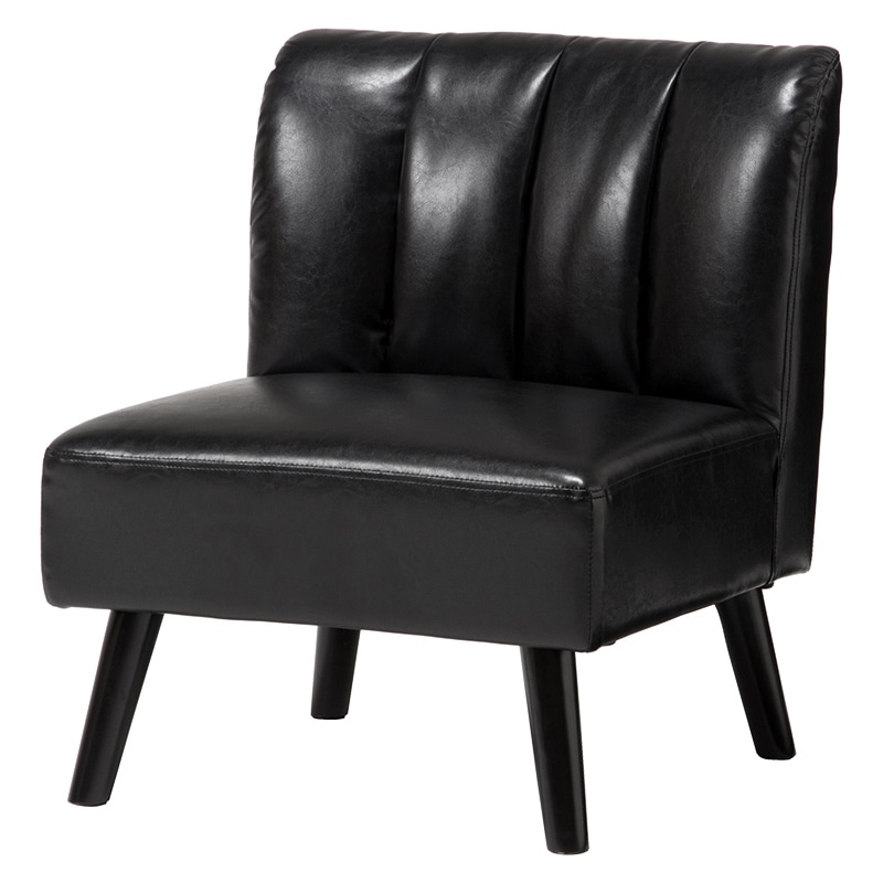 萩原 テリア ダイニング4点セット ブラック VDT-7307ABテリアPBK 1セット(ご注文単位1セット)【直送品】