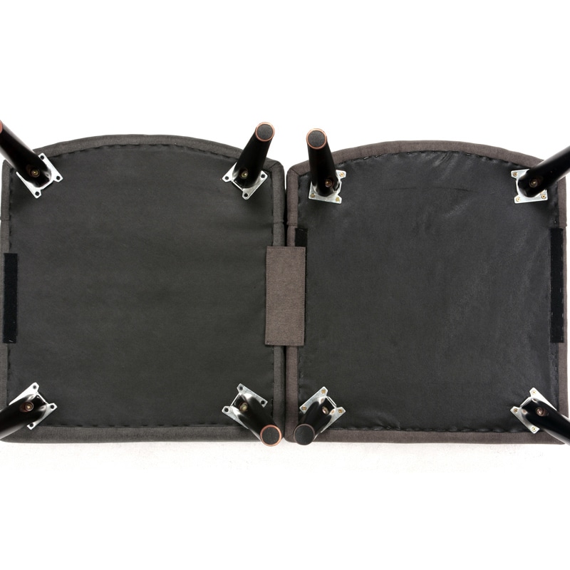 萩原 テリア ダイニング4点セット チャコールグレー VDT-7307ABテリアCGY 1セット(ご注文単位1セット)【直送品】