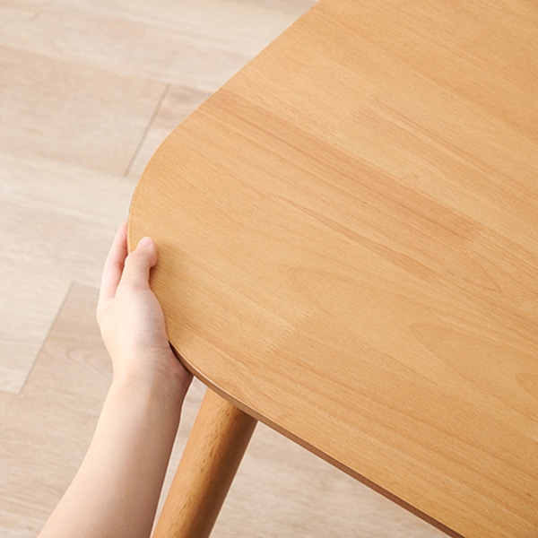 萩原 ダイニングテーブル 幅75cm ナチュラル BT-8627LNT 1台(ご注文単位1台)【直送品】