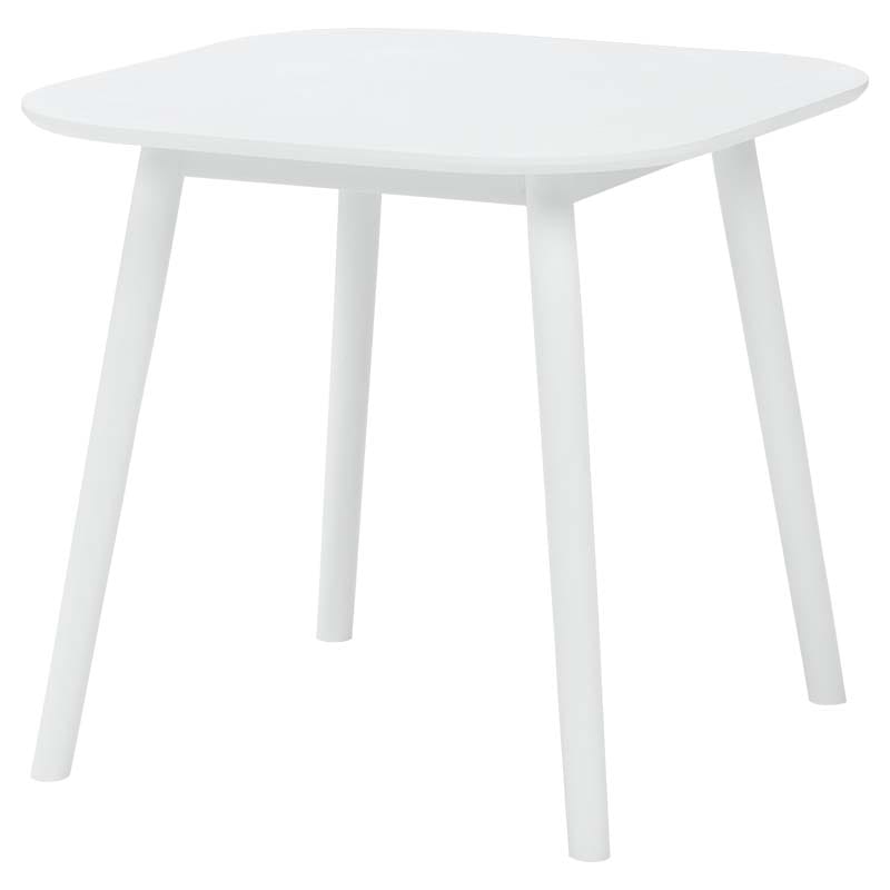 萩原 ダイニングテーブル 幅75cm ホワイト BT-8627WH 1台(ご注文単位1台)【直送品】