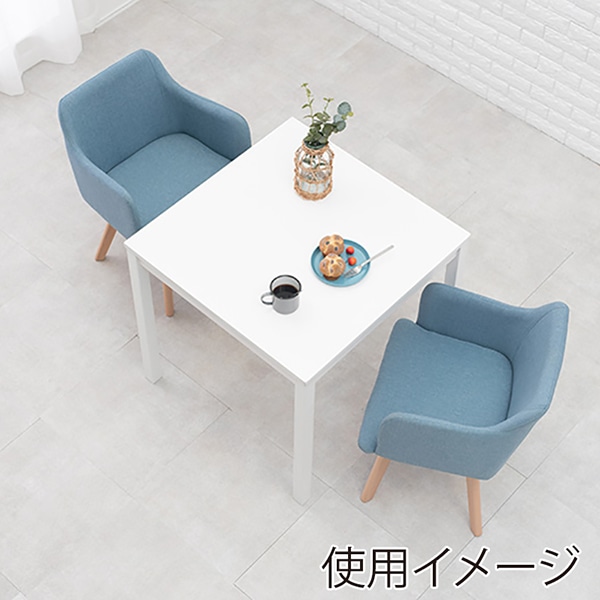 萩原 ダイニング3点セット ホワイト×ブルー SH-8620WH-23BL-3S 1セット(ご注文単位1セット)【直送品】