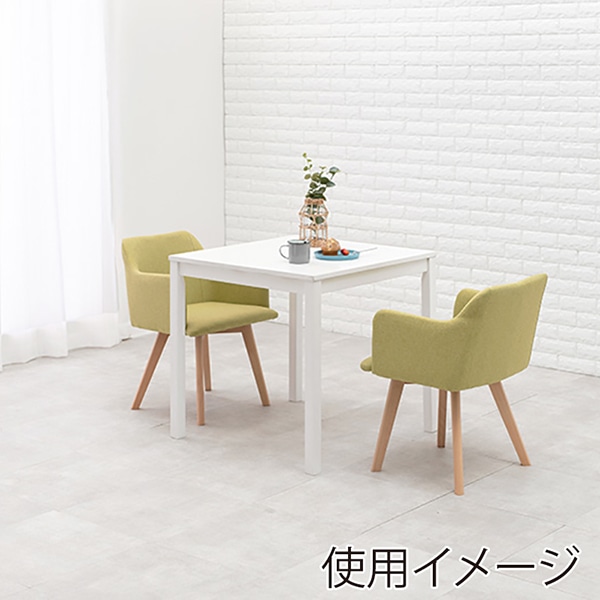 萩原 ダイニング3点セット ホワイト×グリーン SH-8620WH-23GR-3S 1セット(ご注文単位1セット)【直送品】