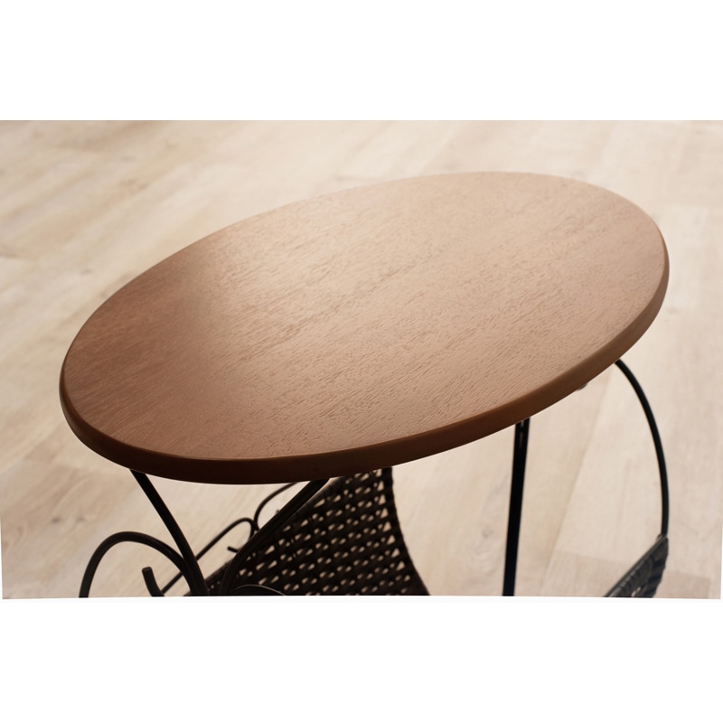 萩原 マガジンラック ダークブラウン RAM-2433DBR 1台(ご注文単位1台)【直送品】