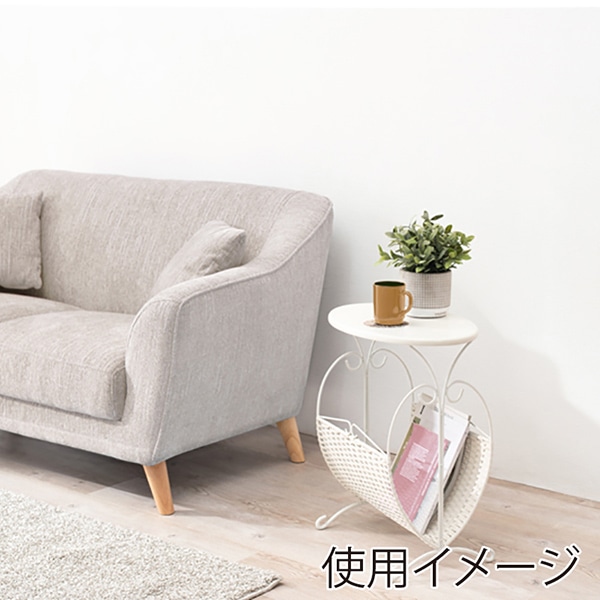 萩原 マガジンラック ホワイト RAM-2433WH 1台（ご注文単位1台）【直送品】