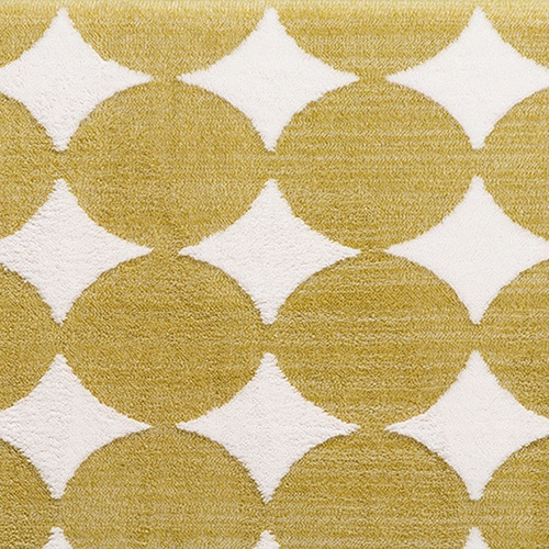 萩原 カルミナ折りたたみ楕円形こたつ うす掛け布団セット 丸柄 ナチュラル×グリーン カルミナ950NA+スノウ950SGR 1セット(ご注文単位1セット)【直送品】