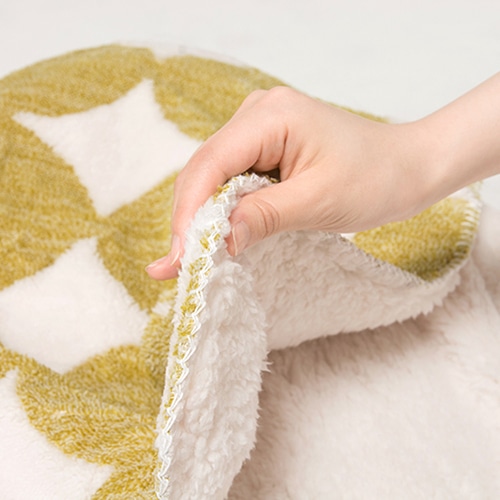 萩原 カルミナ折りたたみ楕円形こたつ うす掛け布団セット 丸柄 ナチュラル×グリーン カルミナ950NA+スノウ950SGR 1セット(ご注文単位1セット)【直送品】