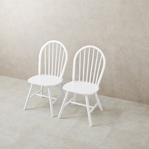 萩原 ウィンザーダイニング 4点セット 角型テーブル ホワイト BT-8626-24-25-WH-4S 1セット(ご注文単位1セット)【直送品】