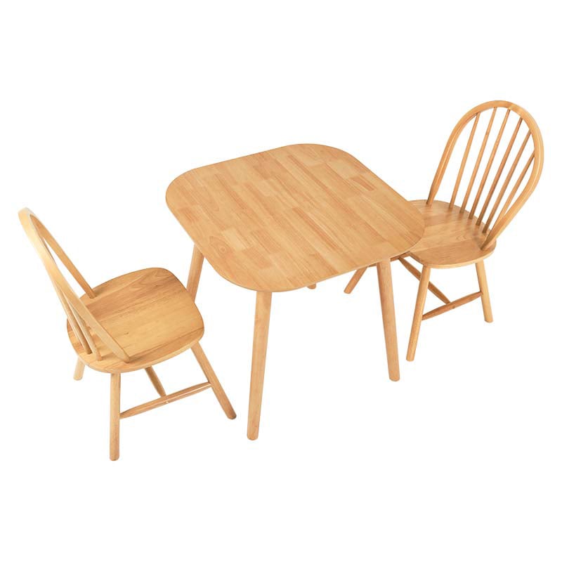 萩原 ウィンザーダイニング 3点セット 2人掛け ナチュラル BT-8627-24-LNT-3S 1セット(ご注文単位1セット)【直送品】