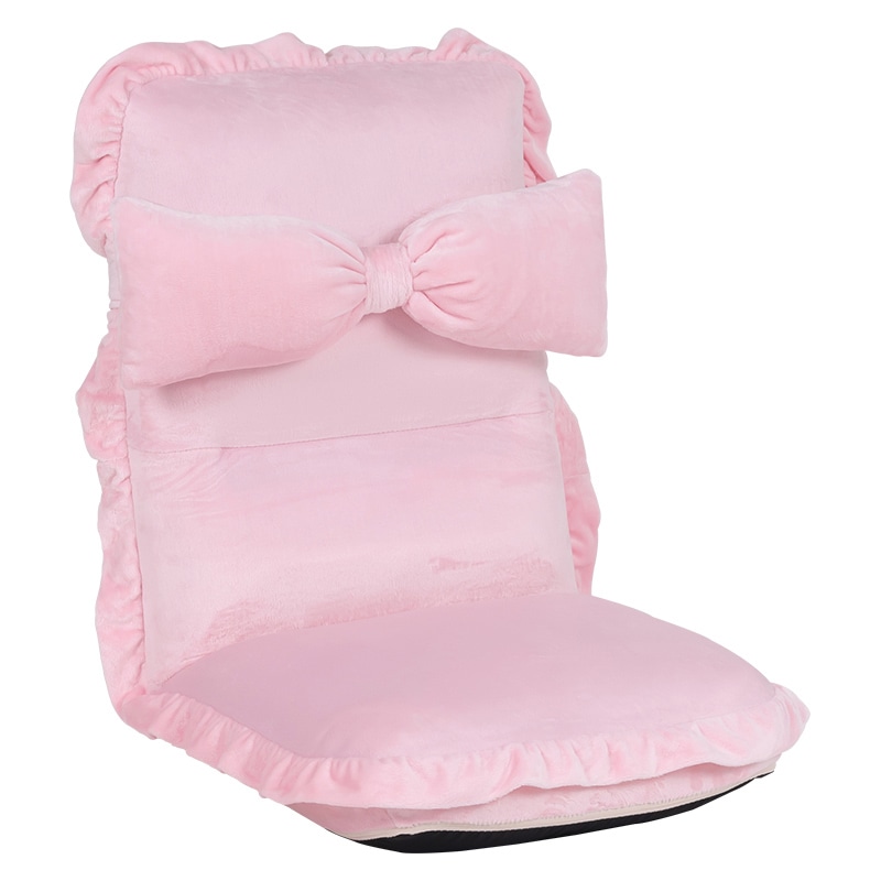 萩原 リクライニング座椅子 ピンク LZ-4334PI 1台(ご注文単位1台)【直送品】