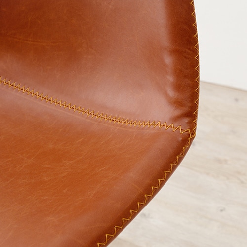 萩原 カウンターチェア 昇降式 ブラウン LC-4525BR 1台(ご注文単位1台)【直送品】