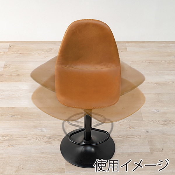 萩原 カウンターチェア 昇降式 キャメル LC-4525CA 1台(ご注文単位1台)【直送品】