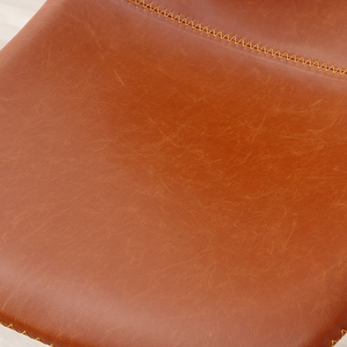 萩原 カウンターチェア　背もたれ付　高さ93.5cm ブラウン LC-4535BR 1台（ご注文単位1台）【直送品】