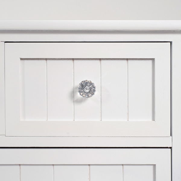 萩原 ワイドチェスト　幅60cm ホワイト MCH-5505WH 1台（ご注文単位1台）【直送品】