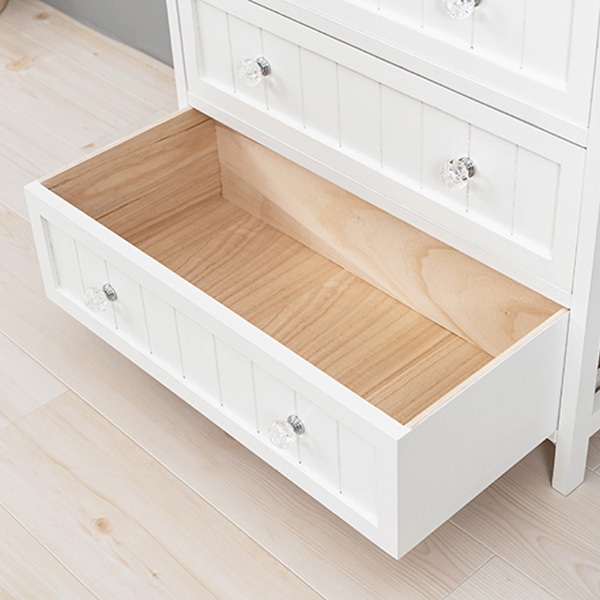 萩原 ワイドチェスト　幅60cm ホワイト MCH-5505WH 1台（ご注文単位1台）【直送品】