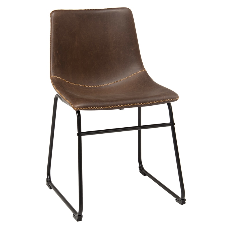 萩原 ダイニング 5点セット 鉄脚テーブル チェアBタイプ ダークブラウン RT-2943-140-BDB-5S 1セット(ご注文単位1セット)【直送品】