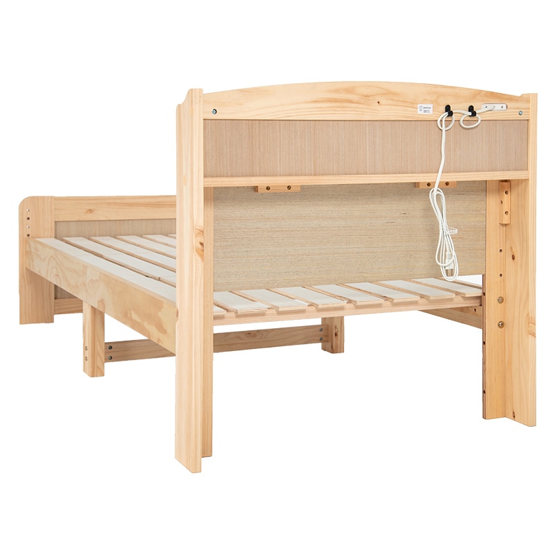 萩原 すのこベッド セミシングルショート ナチュラル MB-5915SSSNA 1台(ご注文単位1台)【直送品】