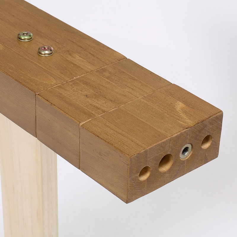 萩原 すのこベッド セミダブル ライトブラウン MB-5165SD-LBR 1台(ご注文単位1台)【直送品】