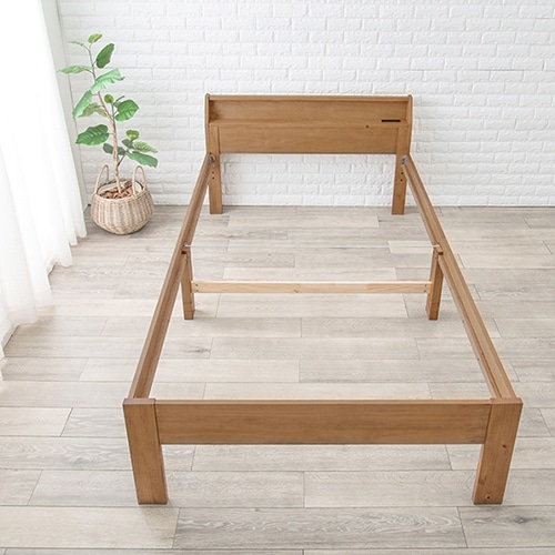 萩原 すのこベッド セミダブル ライトブラウン MB-5165SD-LBR 1台(ご注文単位1台)【直送品】