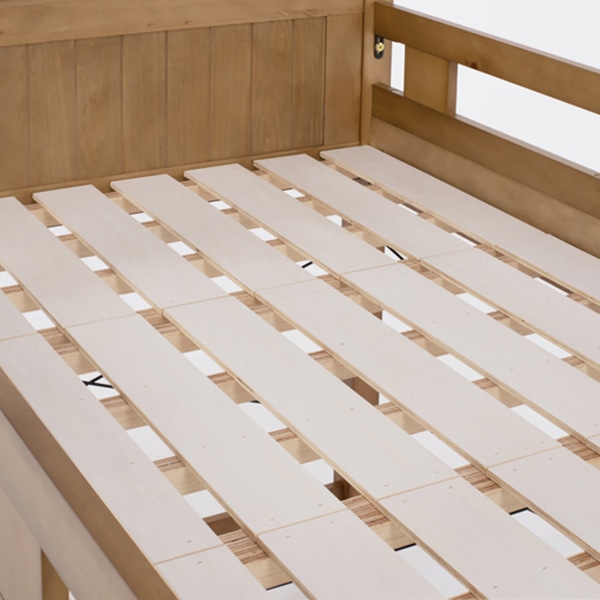 萩原 ロフトベッド 高さ76.5cm ライトブラウン MB-5080-LBR-S 1台(ご注文単位1台)【直送品】