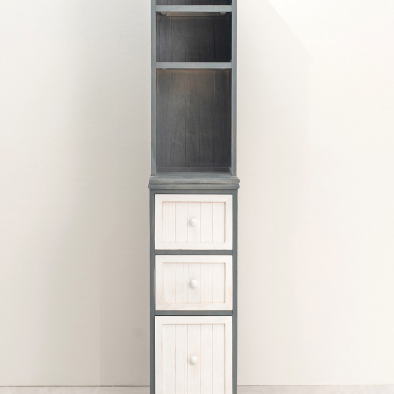 萩原 スリムチェスト　幅30cm　3段 ブルーグレー MCH-5872BG 1台（ご注文単位1台）【直送品】