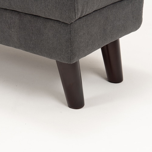 萩原 オットマン ダークグレー ブライトOT-DGY 1台（ご注文単位1台）【直送品】