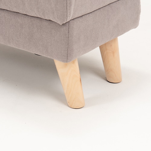 萩原 オットマン グレー ブライトOT-GY 1台(ご注文単位1台)【直送品】