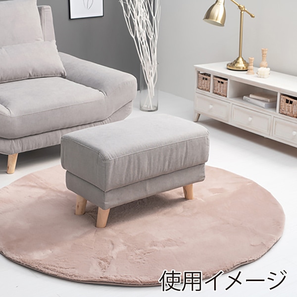 萩原 オットマン グレー ブライトOT-GY 1台(ご注文単位1台)【直送品】