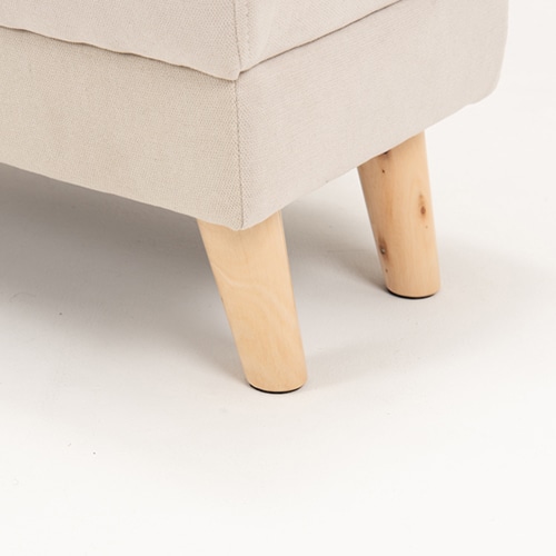 萩原 オットマン アイボリー ブライトOT-IV 1台(ご注文単位1台)【直送品】