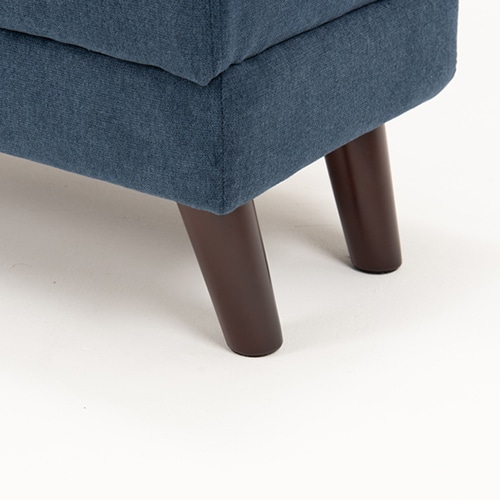 萩原 オットマン ネイビー ブライトOT-NV 1台(ご注文単位1台)【直送品】