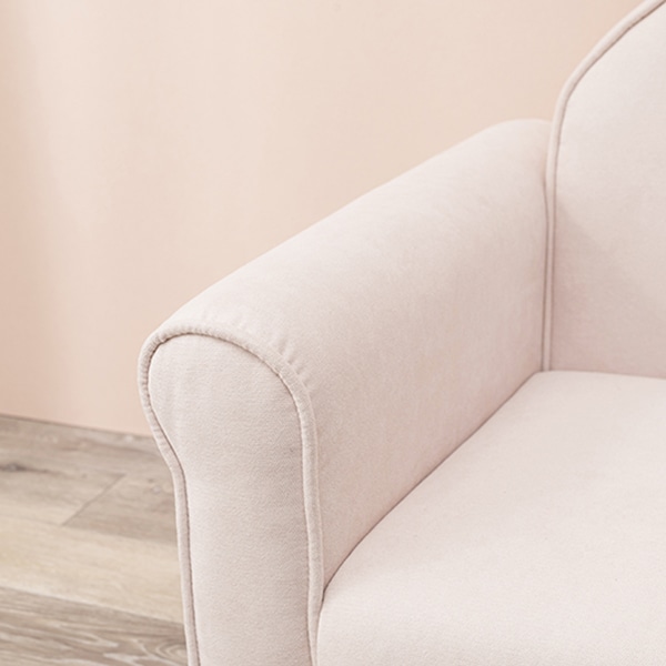 萩原 ソファ ピンクベージュ ラッフル2P-PB 1台(ご注文単位1台)【直送品】