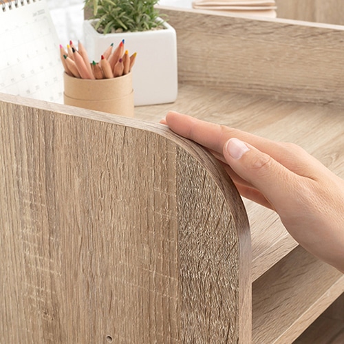 萩原 ランドセルラック ハンガーラックタイプ ナチュラル RCC-1623NA 1台(ご注文単位1台)【直送品】