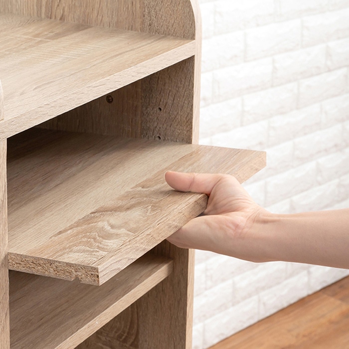 萩原 ランドセルラック ハンガーラックタイプ ナチュラル RCC-1623NA 1台(ご注文単位1台)【直送品】