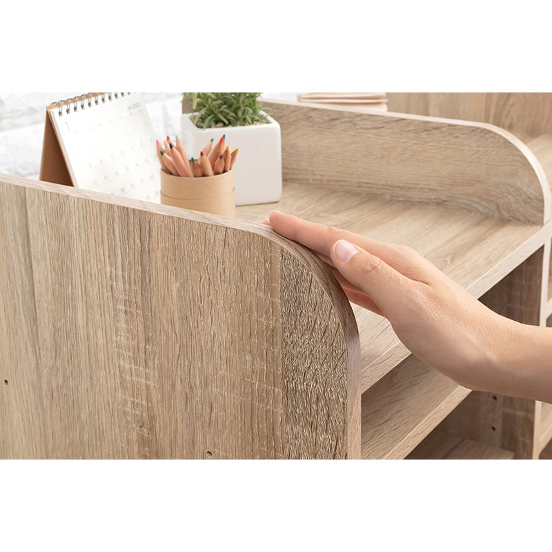 萩原 ランドセルラック 大容量収納タイプ ナチュラル RCC-1624NA 1台(ご注文単位1台)【直送品】