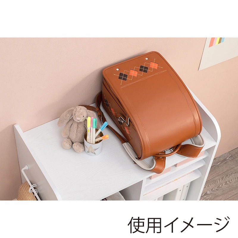 萩原 ランドセルラック 大容量収納タイプ ホワイトウォッシュ RCC-1624WS 1台(ご注文単位1台)【直送品】