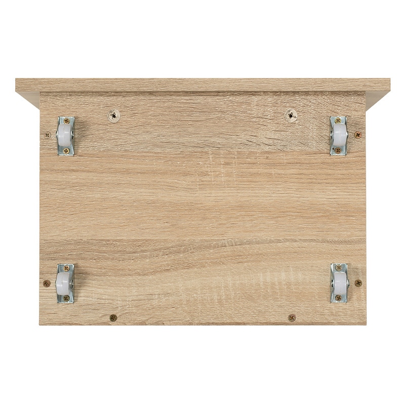 萩原 すき間収納ラック　ハイタイプ　幅41cm ナチュラル RCC-1625NA 1台（ご注文単位1台）【直送品】