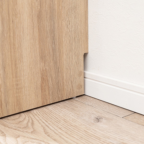 萩原 すき間収納ラック　ハイタイプ　幅41cm ナチュラル RCC-1625NA 1台（ご注文単位1台）【直送品】