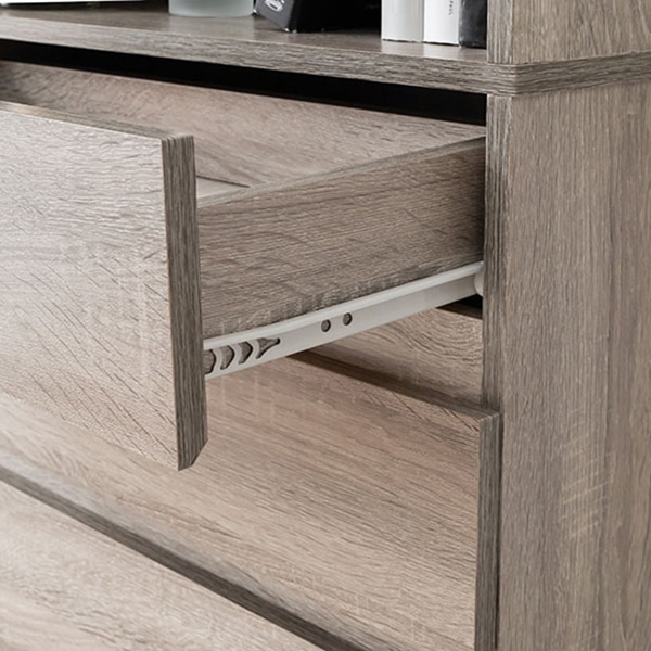 萩原 すき間収納ラック ハイタイプ 幅59cm グレー RCC-1626GY 1台(ご注文単位1台)【直送品】