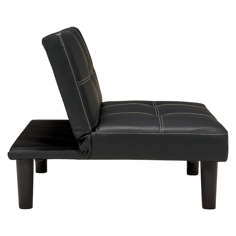 萩原 ソファ ブラック LSF-4440BK 1台（ご注文単位1台）【直送品】