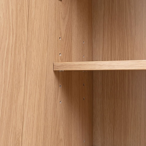 萩原 ミラー付き収納庫 ナチュラル RD-1831NA 1台(ご注文単位1台)【直送品】