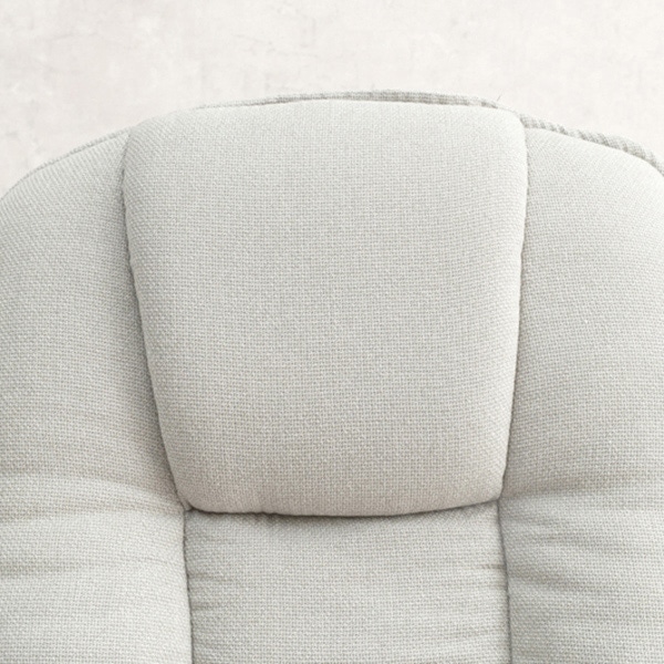 萩原 リクライニング高座椅子 ヘッド・フットレスト付 グレー LZ-4379GY 1台(ご注文単位1台)【直送品】