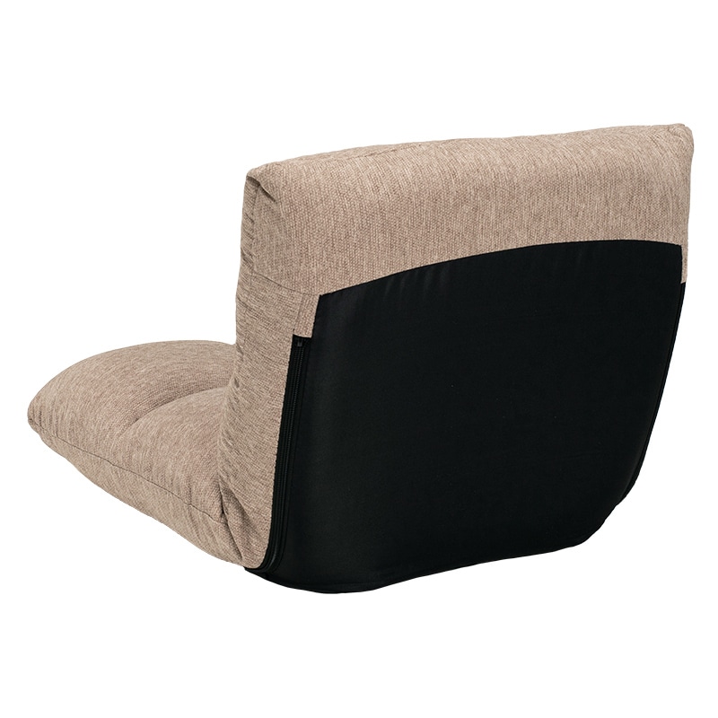 萩原 座椅子　14段階リクライニング サンドベージュ LZ-4979SBE 1台（ご注文単位1台）【直送品】