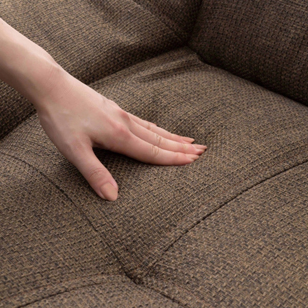 萩原 ローソファー　1人掛け ブラウン ライノス1P-BR 1台（ご注文単位1台）【直送品】