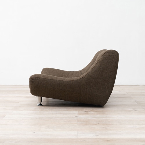 萩原 ローソファー　1人掛け ブラウン ライノス1P-BR 1台（ご注文単位1台）【直送品】