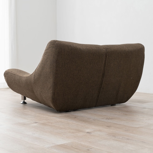 萩原 ローソファー　1人掛け ブラウン ライノス1P-BR 1台（ご注文単位1台）【直送品】