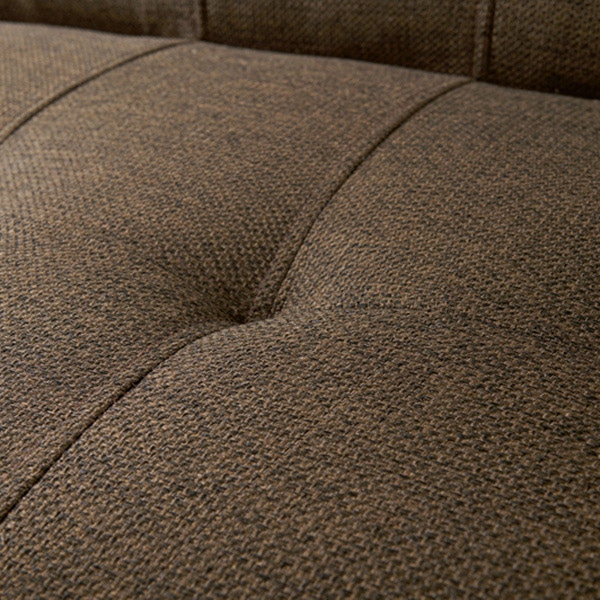 萩原 ローソファー　2人掛け ブラウン ライノス2P-BR 1台（ご注文単位1台）【直送品】