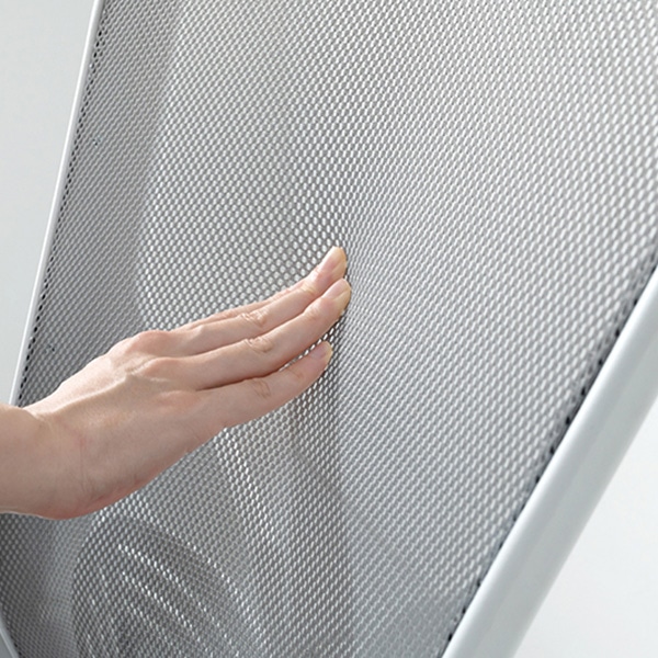 萩原 オフィスチェア　メッシュタイプ グレー LHC-4471GY 1台（ご注文単位1台）【直送品】