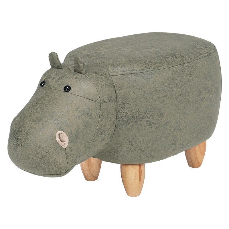 萩原 アニマルスツール カバ LAS-4600-H 1台(ご注文単位1台)【直送品】