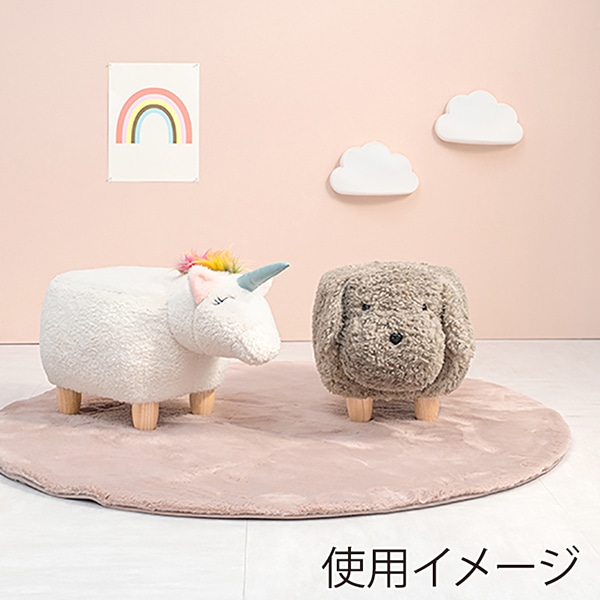 萩原 アニマルスツール ユニコーン LAS-4600-U 1台(ご注文単位1台)【直送品】