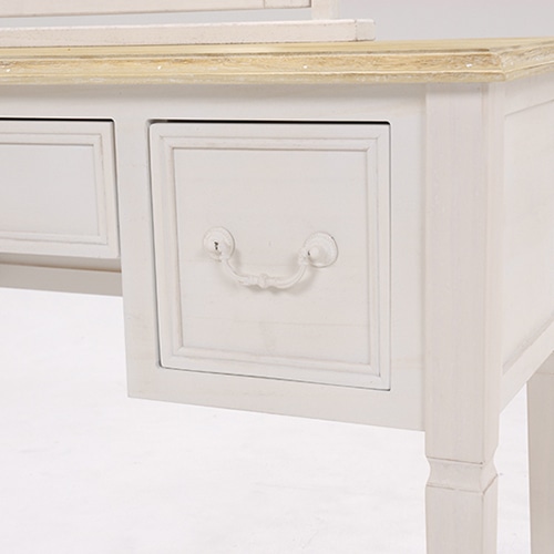 萩原 ドレッサー スツールセット MD-6448WHS 1台(ご注文単位1台)【直送品】